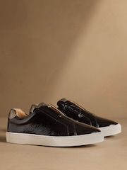 Brevet noir - Baskets sans lacets Russell & Bromley Pear - Image 1 de 7