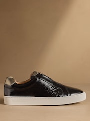 Brevet noir - Baskets sans lacets Russell & Bromley Pear - Image 2 de 7