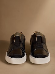 Brevet noir - Baskets sans lacets Russell & Bromley Pear - Image 3 de 7