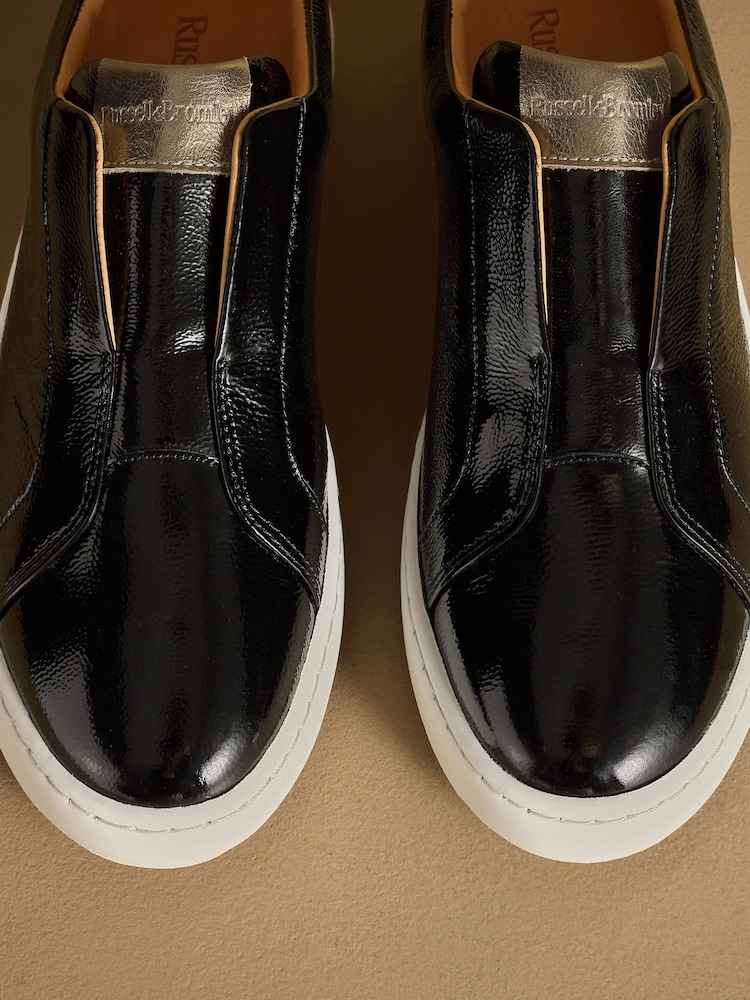 Brevet noir - Baskets sans lacets Russell & Bromley Pear - Image 7 de 7 Brevet noir - Baskets sans lacets Russell & Bromley Pear - Image 7 de 7