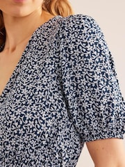 Blau - Boden Wickeloberteil mit elastischer Taille - Bild 4 von 5
