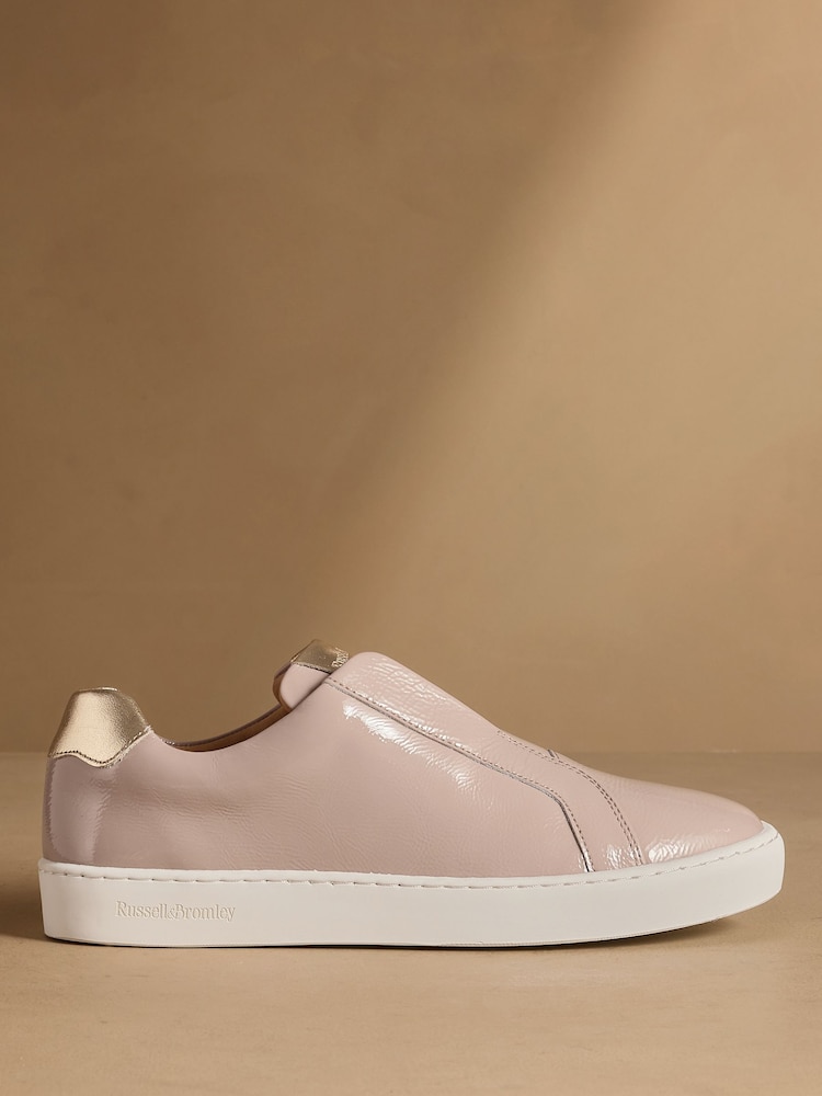 Taupe Patent - Baskets sans lacets Russell & Bromley Pear - Image 2 de 7 Taupe Patent - Baskets sans lacets Russell & Bromley Pear - Image 2 de 7