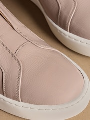 Taupe Patent - Baskets sans lacets Russell & Bromley Pear - Image 4 de 7