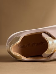 Taupe Patent - Baskets sans lacets Russell & Bromley Pear - Image 5 de 7