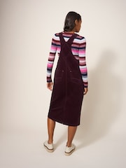 White Stuff Emmie Organic Cord Midi Pinny - Image 2 of 7