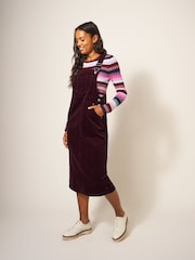 White Stuff Emmie Organic Cord Midi Pinny - Image 3 of 7