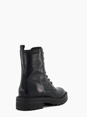 Dune London Black Press Cleated Hiker Boots - Image 4 of 6