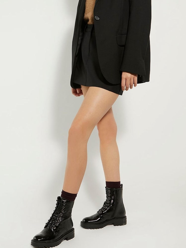Dune London Black Press Cleated Hiker Boots - Image 6 of 6