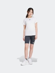 adidas White Kids Train Essentials T-Shirt and Shorts Set - Image 1 of 13