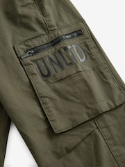 Kaki zelena - Unlimited Pocket Detail kargo hlače (z žepi na hlačnicah) (3-16yrs) - Slika 3 iz 3