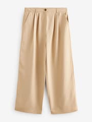 Laura Ashley Stone Wide Leg Tencel Trousers - Image 3 of 4