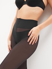 Schwarz - Ultimate Comfort Blickdichte 30D Strumpfhosen im 2er-Pack - Image 5 of 5