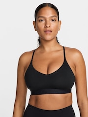 Nike Black Indy Light Support Padded Sports Bra - Image 1 of 7
