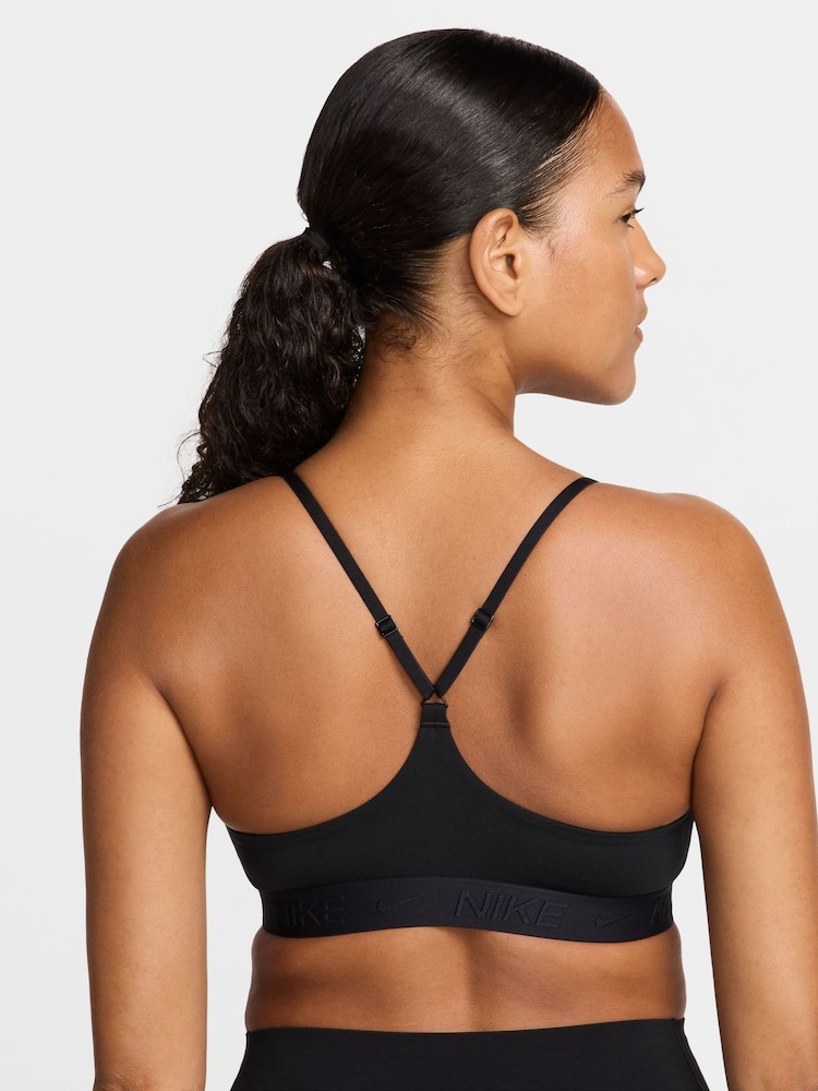 Nike Black Indy Light Support Padded Sports Bra - Image 2 of 7