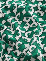 Green Geo Print Short Sleeve Shirt - Image 7 of 7