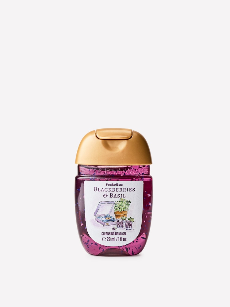 Bath & Body Works Blackberries & Basil PocketBac Cleansing Hand Gel 29ml - Image 1 of 2