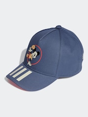 adidas Navy/White 100% Cotton Disney Mickey Mouse Cap - Image 2 of 5
