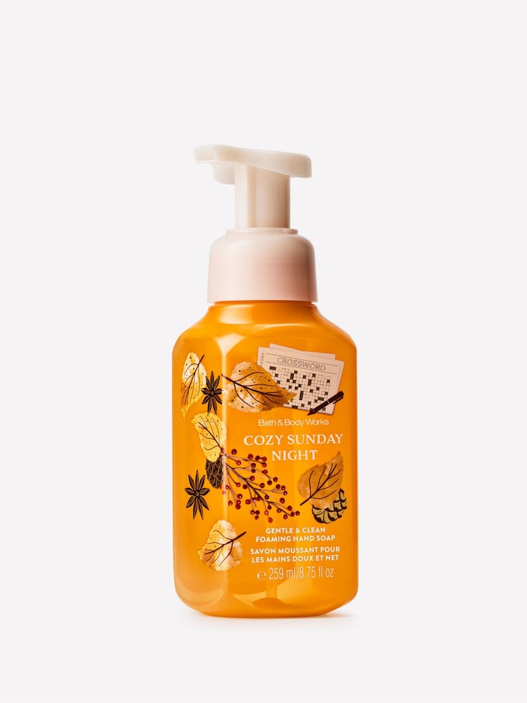 Bath & Body Works Cozy Sunday Night Gentle & Clean Foaming Hand Soap 259ml - Image 1 of 5 Bath & Body Works Cozy Sunday Night Gentle & Clean Foaming Hand Soap 259ml - Image 1 of 5