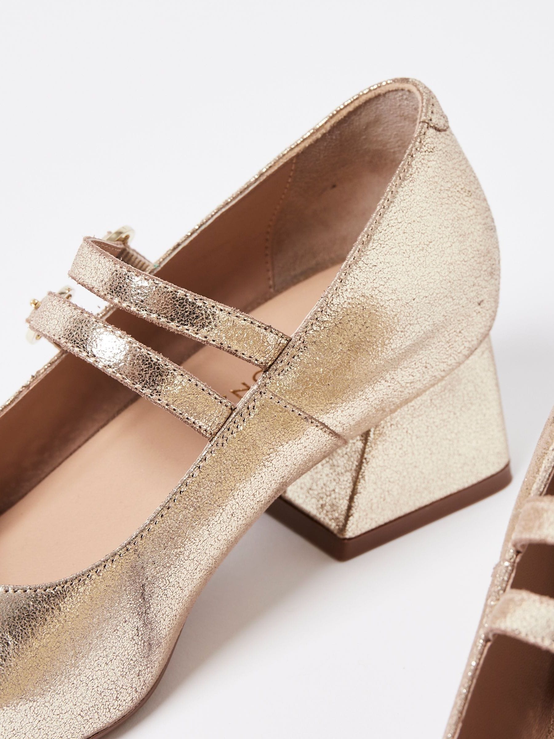 Rose gold mary jane heels online