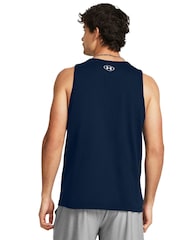 Under Armour Blue/White Sportstyle Logo Vest - Image 2 of 4