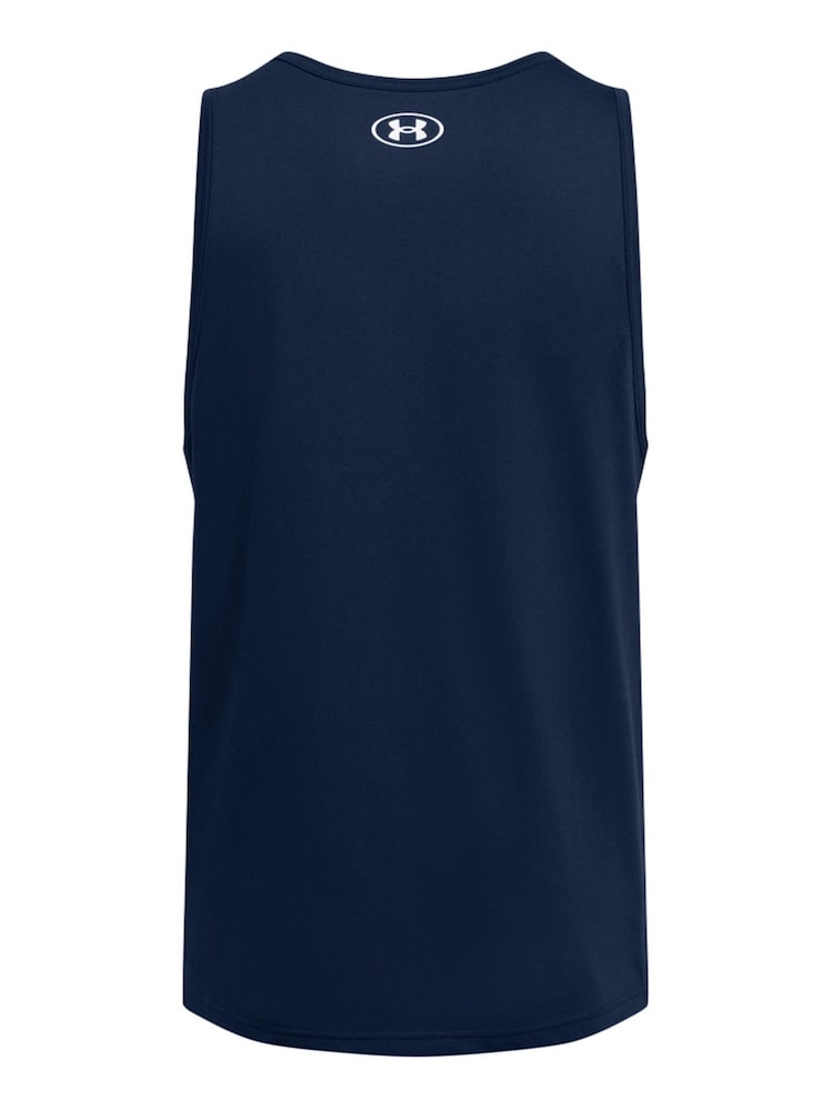 Under Armour Blue/White Sportstyle Logo Vest - Image 4 of 4