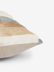 Natural Cut Velvet Retro Etch 40 x 59cm Cushion - Image 2 of 5