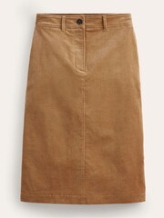 Boden Brown Margot Cord Midi Skirt - Image 5 of 5