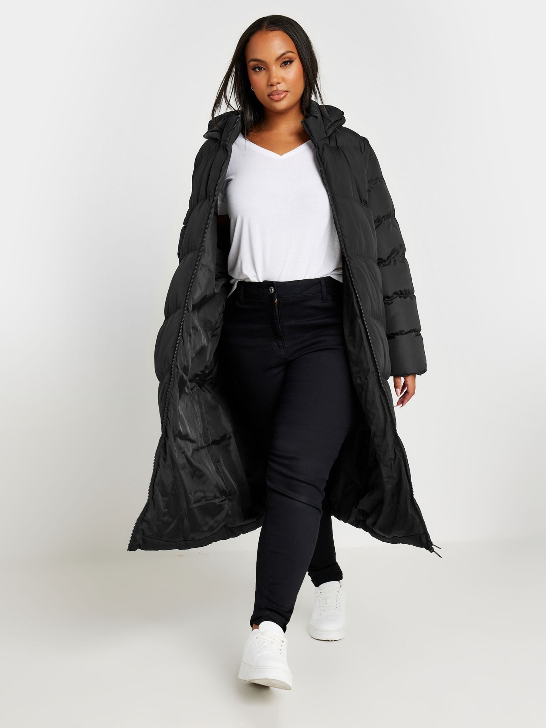 ワールド オンラインストア Black Curve Yours Buy 2 USA Next from Coat Puffer Padded 1 In パンツ