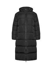 Yours Curve Black 2 In 1 Padded Puffer Coat - Image 6 of 6