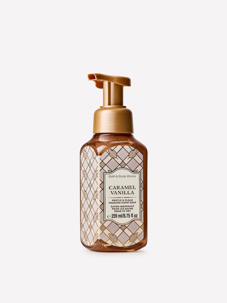 Bath & Body Works Caramel & Vanilla Gentle & Clean Foaming Hand Soap 259ml - Image 1 of 5 Bath & Body Works Caramel & Vanilla Gentle & Clean Foaming Hand Soap 259ml - Image 1 of 5