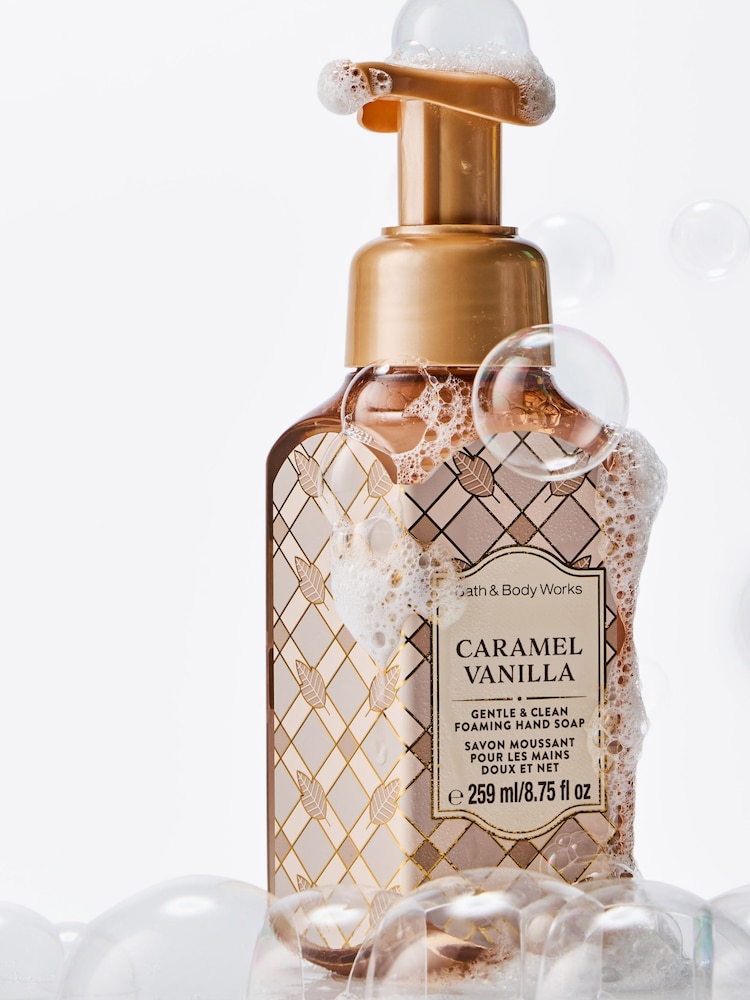 Bath & Body Works Caramel & Vanilla Gentle & Clean Foaming Hand Soap 259ml - Image 2 of 5 Bath & Body Works Caramel & Vanilla Gentle & Clean Foaming Hand Soap 259ml - Image 2 of 5