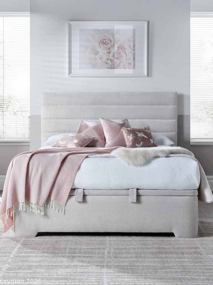 Kaydian Cream Appleby Ottoman Storage Bed - Image 1 of 2