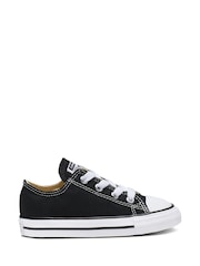Converse Black Chuck Taylor All Star Infant Low Trainers - Image 1 of 6