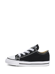 Converse Black Chuck Taylor All Star Infant Low Trainers - Image 2 of 6