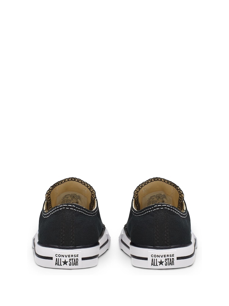 Converse Black Chuck Taylor All Star Infant Low Trainers - Image 4 of 6