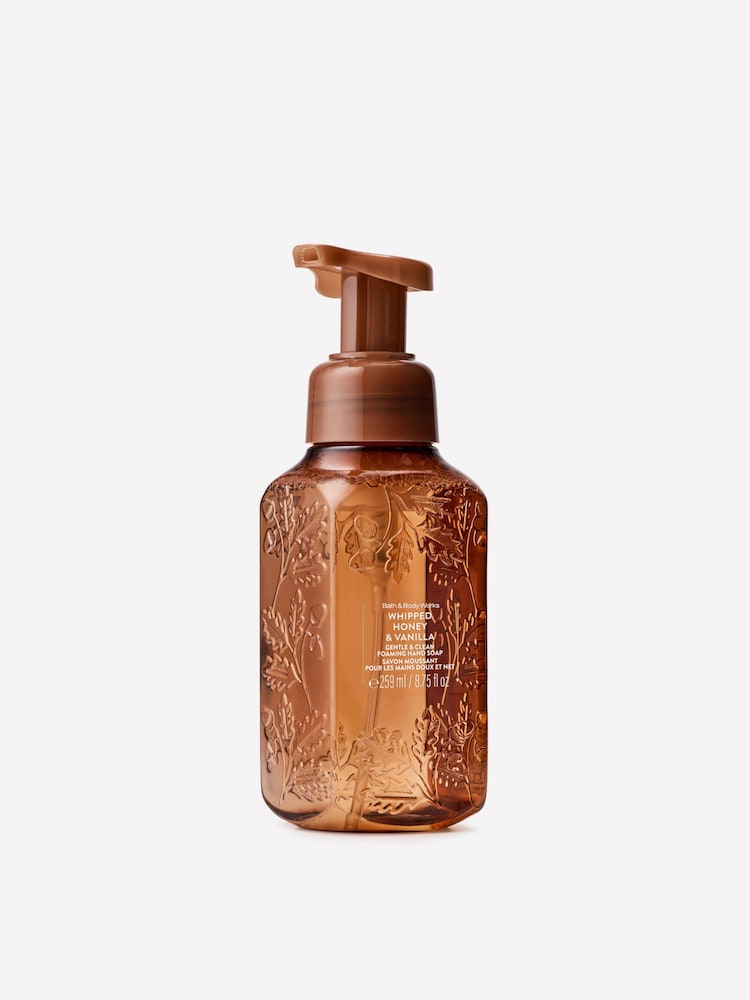 Bath & Body Works Whipped Honey & Vanilla Gentle & Clean Foaming Hand Soap 259ml - Image 1 of 3 Bath & Body Works Whipped Honey & Vanilla Gentle & Clean Foaming Hand Soap 259ml - Image 1 of 3