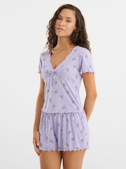 Bunny Cherry Print Short Pyjamas Set - Image 3 of 5