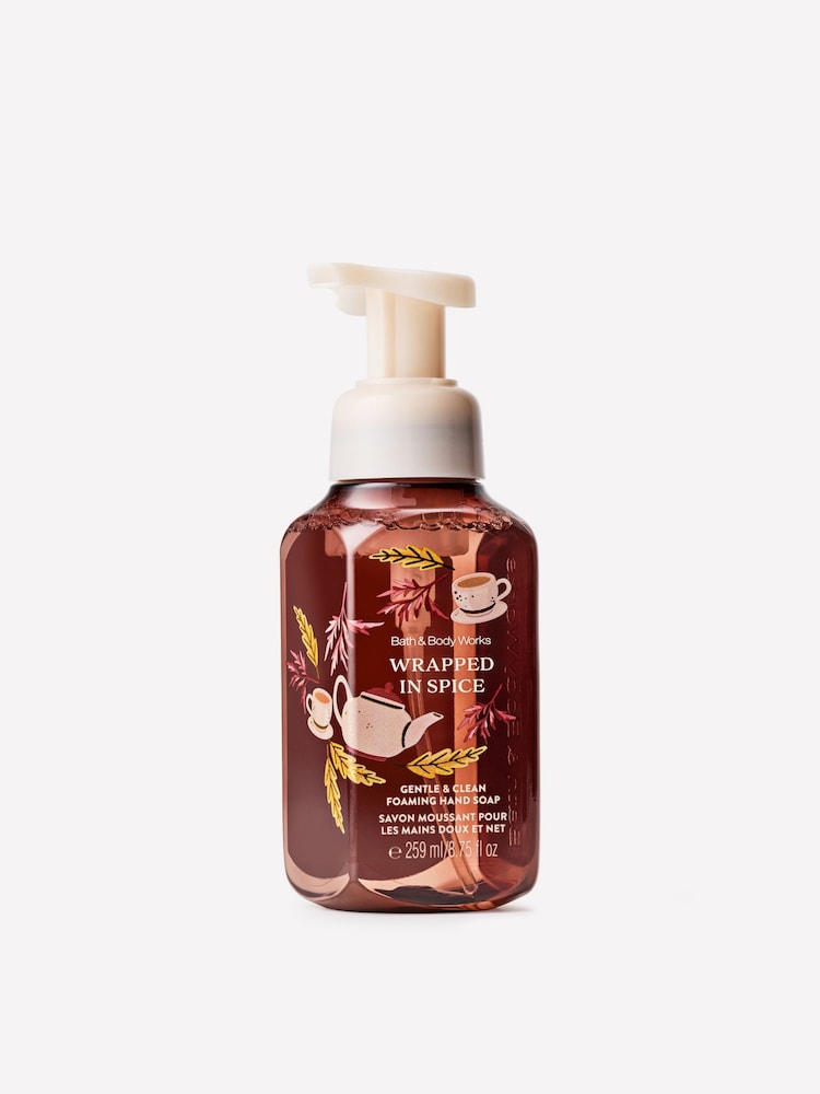 Bath & Body Works Wrapped in Spice Gentle & Clean Foaming Hand Soap 259ml - Image 1 of 5 Bath & Body Works Wrapped in Spice Gentle & Clean Foaming Hand Soap 259ml - Image 1 of 5