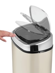 Tower Cream Sensor Lid 58L Bin - Image 4 of 4