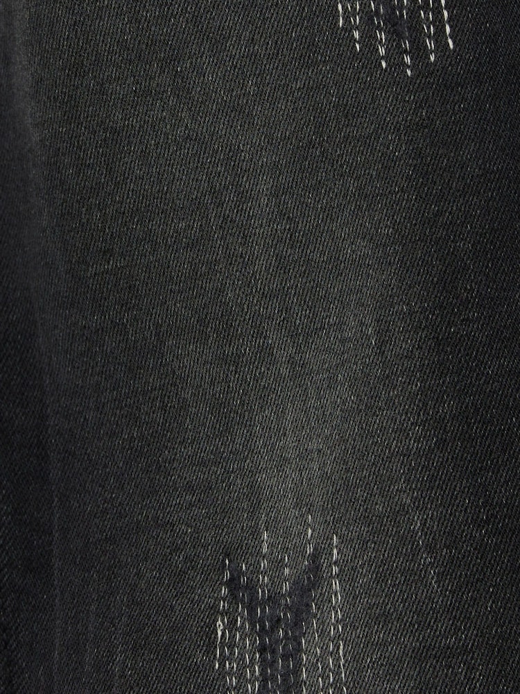 River Island Black Boys Slim Relaxed 100% Cotton Jeans - Image 5 of 5 River Island Black Boys Slim Relaxed 100% Cotton Jeans - Image 5 of 5