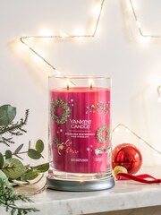 Yankee Candle Red Signature Large Tumbler Sparkling Winterberry Scented Candle - Image 1 of 2