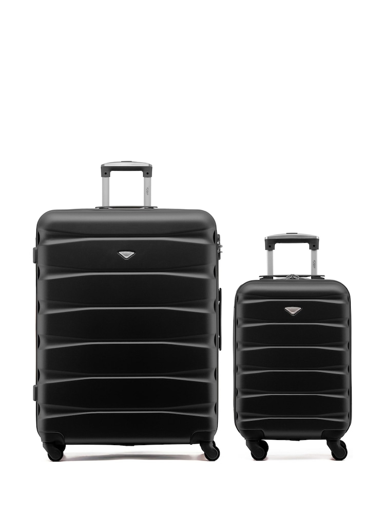 Set Of 2 Large Check-In & Small Carry-On Hardcase Travel Suitcase - Image 1 of 7
