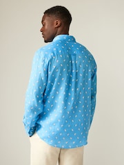 Blue Signature 100% Linen Long Sleeve Shirt - Image 2 of 8