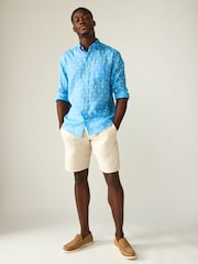 Blue Signature 100% Linen Long Sleeve Shirt - Image 3 of 8