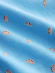 Blue Signature 100% Linen Long Sleeve Shirt - Image 8 of 8