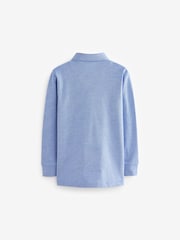 Blue Long Sleeve Polo Shirt (3-16yrs) - Image 2 of 3