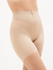 Tan Brown Bum/Tum/Thigh Matt Shaping Tights - Image 2 of 5