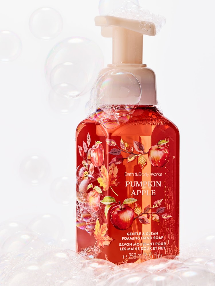 Bath & Body Works Pumpkin Apple Gentle & Clean Foaming Hand Soap 259ml - Image 2 of 2 Bath & Body Works Pumpkin Apple Gentle & Clean Foaming Hand Soap 259ml - Image 2 of 2