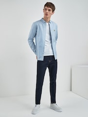 Lyle & Scott Blue Cotton Oxford Shirt - Image 3 of 8