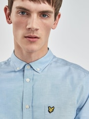 Lyle & Scott Blue Cotton Oxford Shirt - Image 4 of 8